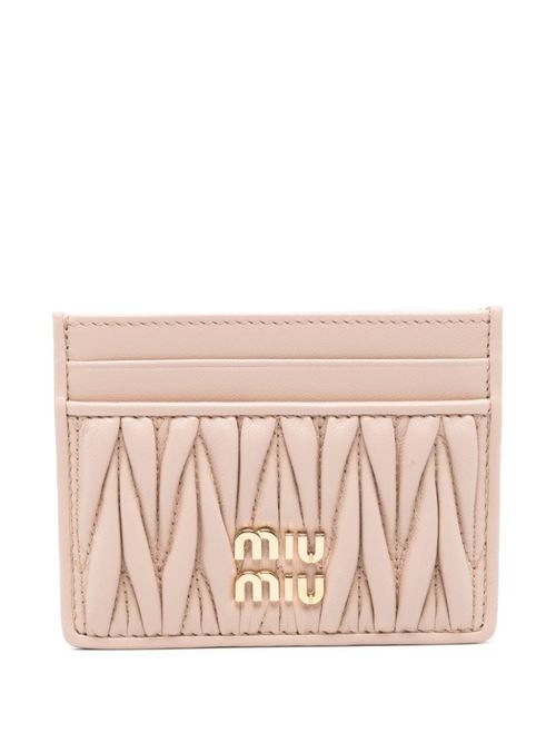 Quilted card holder MIU MIU | 5MC0762FPPF0236